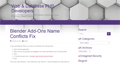 Desktop Screenshot of blog.phpkemist.com