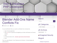 Tablet Screenshot of blog.phpkemist.com